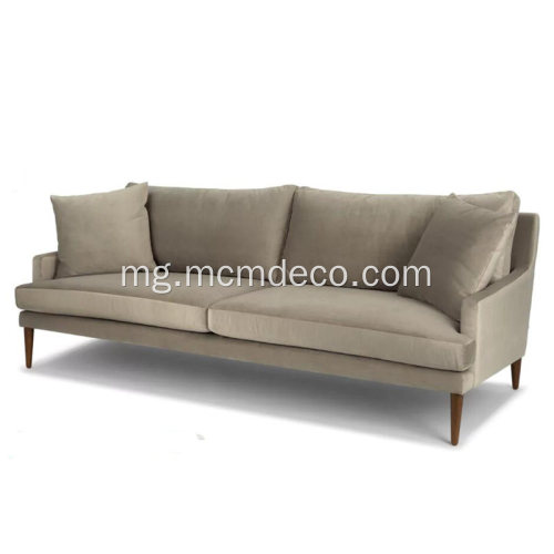 Luxu Shitake Taupe Fabric Sofa